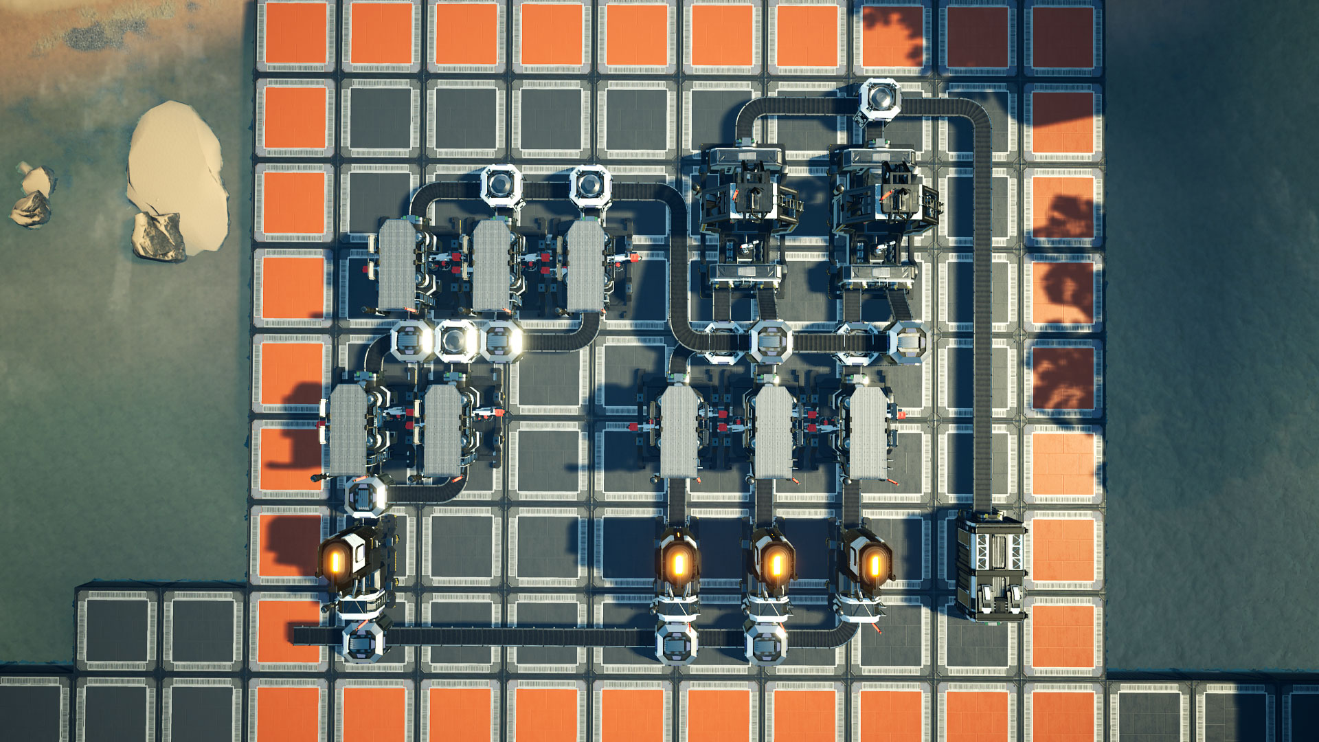 Reinforced Iron Plates Super-Efficient Build Layout