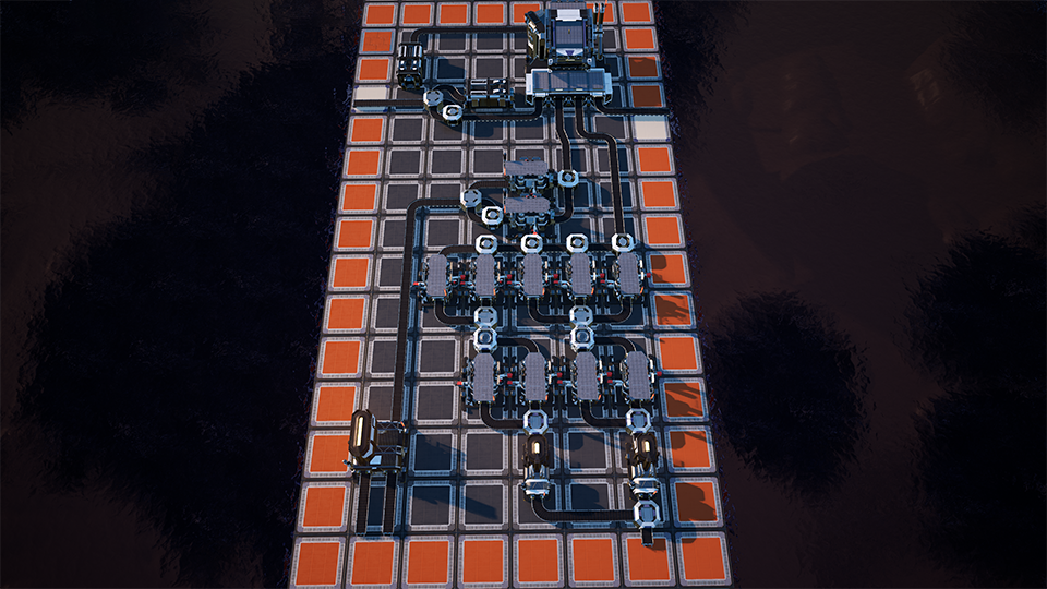 Heavy Modular Frame Super-Efficient Factory Layout