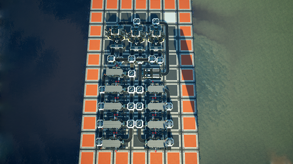 Encased Industrial Beams Super-Efficient Factory Layout